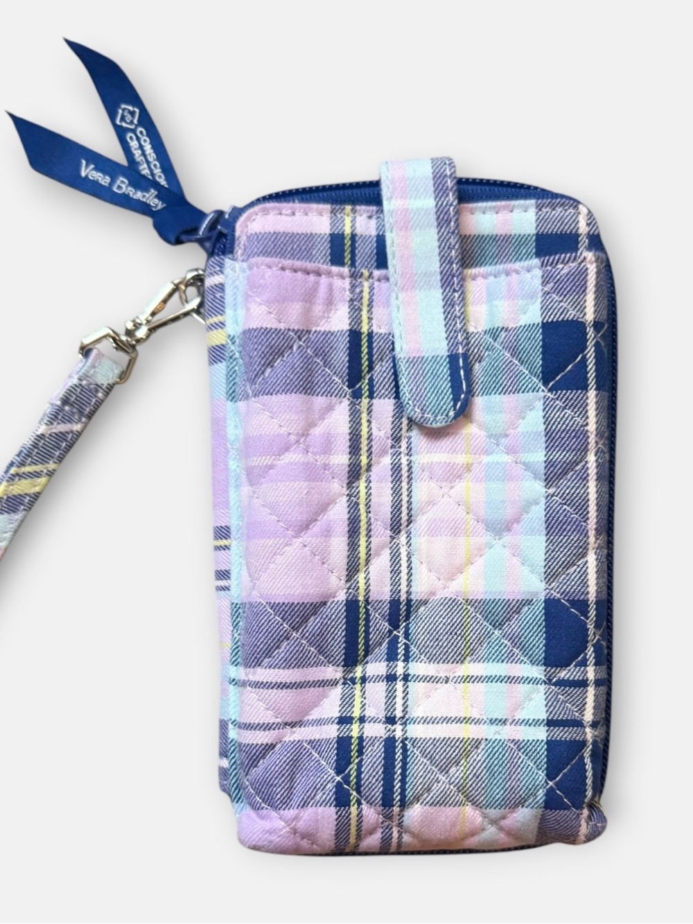 Vera Bradley Cotton Smartphone Wristlet with RFID Protection